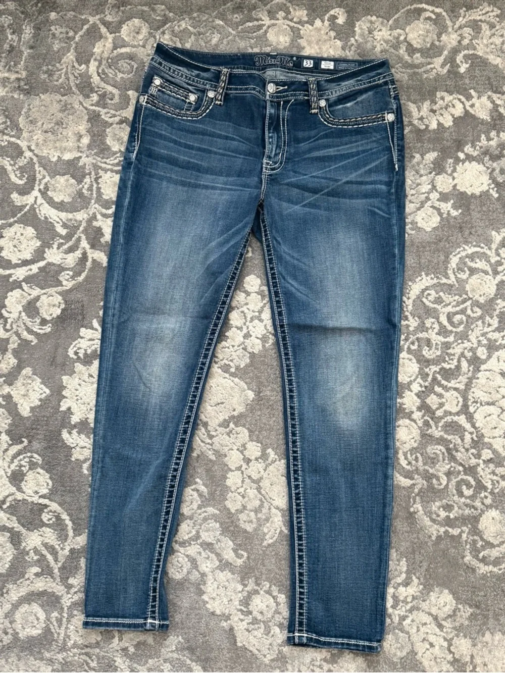 Miss Me Hailey Skinny Jeans Size 33 Style M5012S50 - Picture 7 of 10